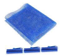 GALPADA 4 pièces Éponge Exfoliante Africaine pour Bain Filet Gommage Corps Riche Mousse Nettoyage Peau Douce Unisexe