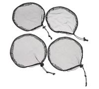 GALPADA 4 pièces Filet Postiche Élastique Bonnet de Perruque Respirant pour Queue de Cheval et Chignon Accessoire Simple et Ajustable