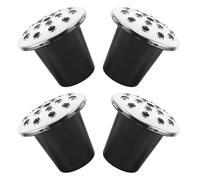 GALPADA 4 Pièces Lot de Bases Porte-Fleurs pour Tombe Support Lotus Plastique à Réutilisable pour Arrangements Floraux Extérieurs et Décor Funéraire