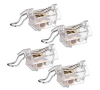 GALPADA 4 pièces Lot de Serrures de Cordon pour Stores Vénitiens Accessoire Matériau Stable et Résistant Mécanisme de Blocage Facile à Installer pour Stores et Rideaux