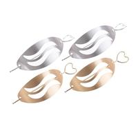 GALPADA 4 Pièces Manchette Pour Cheveux Et Épingle à Chignon Manchette Pour Queue De Cheval Et Pince à Cheveux Accessoire Pour Pour Femmes
