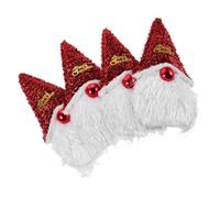 GALPADA 4 Pièces Ornements de Noël Père Noël Couleur Vive Décorations Suspendues pour Accessoires Festifs pour Magasins Bureaux et Familiales