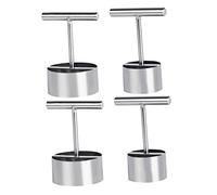 GALPADA 4 pièces Outil Pratique pour Enlever les Noyaux de Fruits Inox Corer Poires et Pommes Ergonomique Antidérapant Lot de Grands Petits