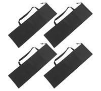 GALPADA 4 Pièces Paquet à Cordon en Polyester Imperméable Noir, Réutilisable pour Canne à Pêche et Parapluies Humides, Déplacements Quotidiens et Activités en Plein Air