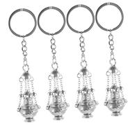 GALPADA 4 Pièces Pendentif Porte-clés Original Brûleur Parfum Suspendu Décoratif pour Sac Cadeau Festif Élégant et Multifonctionnel