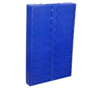 GALPADA 4 Pièces planche à sécher support de lames de microscope de laboratoire support pour lames de microscope Panne de diapositives pour égouttoir blanc Plastique Bleu