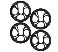 GALPADA 4 Pièces Protection Chaîne VTT et Route Cache Plateau Plastique pour Pédalier Boue Sable Débris Garde Pignon pour Vélo Urbain et Tout Terrain