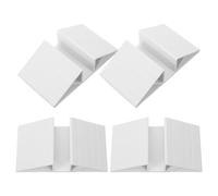 GALPADA 4 Pièces Raccords à Rainure Pratiques pour Barrières | Plastique Blanc, Stabilité Améliorée et Prévention des Fissures sous Pression, Usage Intérieur pour Garçon et Filles