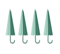 GALPADA 4 pièces Raclette Vitre Salle de Bain Accessoire Flexible TPR et Nettoyant Vitre Ménager pour Miroirs Cuisine Balcon et Pare-Brise sans Trace Compact