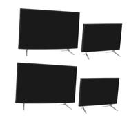 GALPADA 4 Pièces Scale Tiny TV with Stand Realistic Miniature Furniture for Living Decor and Playhouse Accessories