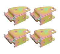 GALPADA 4 Pièces Support de Fixation de Poutres pour Poutres en Bois en Alliage D'aluminium Finition Or Adaptée à Différents , pour Villas et Côtiers