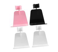 GALPADA 4 pièces Support pour Lampe UV Gel Portable Support Antidérapant pour Lampe à Ongles Handheld Position pour Manucure Noir Blanc Rose 4pcs