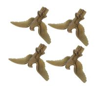 GALPADA 4 pièces Tête de Mât Drapeau Aigle Solide Ornement Extérieur Pratique pour Jardin et Lieux Publics Facile à Installer Résistance Aux Intempéries