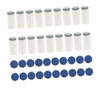 GALPADA 40 Pièces Leather Pool Cue Tips Kit Enhanced Control and Precision Replacement for Billiard and Pool Stick Maintenance Compatible with Various Cue Types for Players