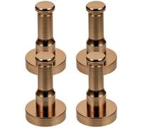 GALPADA 4ensembles Crochets Muraux Aluminium Space Supports Robustes pour Manteaux Serviettes et Chapeaux Accessoires Décoratifs pour Salle de Bain et Maison Finition Ancien