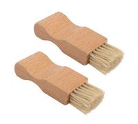 GALPADA 4pièces Brosse à Chaussures Bois Lot de Brossettes Multifonctions pour Nettoyage Et Polissage des Chaussures Outil Pratique Et Léger pour Finitions Parfaites