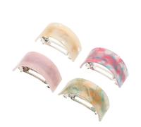 GALPADA 4pièces Lot de Pinces à Chignon pour Femmes Barrettes Acétate Accessoires de Coiffure pour Chignons et Fêtes