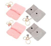 GALPADA 4pièces Mini Porte- Fausse avec Porte-clés Pochettes à Colorées Et Compactes pour Changer De Petits Objets