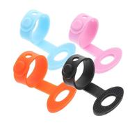 GALPADA 4pièces Porte-médiators pour Guitare avec Onglet pour Pouce Et Manchon pour Bout De Doigt Accessoires De Guitare Et Grips Antidérapants pour Médiators