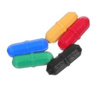 GALPADA 5 Pièces Barres Magnétiques Ptfe Barre Magnétique pour Laboratoire Agitateur Stable et Silencieux Compatible avec Béchers à Fond Plat pour Tests Chimiques