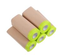 GALPADA 5 pièces Film de Masquage Semi Transparent Auto Adhésif pour Peinture Résistant Aux Solvants Protecteur pour Artistes Découpe de Pochoirs Protection de Voitures et
