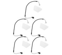 GALPADA 5 Pièces Lanière à Ressort avec Clip Adhésif Élastique Stable | Attache Mains Pratique, Support pour Artistes et Professionnels, Compatible Étuis Tablette Coloré