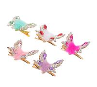 GALPADA 5 Pièces Lot De Pinces à Cheveux Pinces Ailes Mobiles Pour Cheveux Filles Accessoires