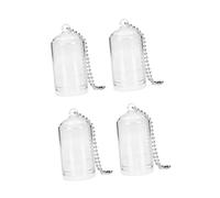 GALPADA 5 pièces Mini Succulent Pendant Cactus Keychain Set Creative Micro Terrarium Bag Hanging Ornament for Office Desk Décor and Party Accessories