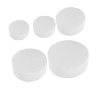 GALPADA 5 pièces Modèles de Gâteau Mousse Ronds Accessoires de Décoration Pâtisserie DIY Formes Réalistes pour Entraînement et Présentation Diamètres