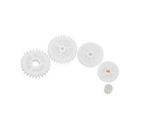 GALPADA 5 Pièces Pièce Détachée pour Robot Nettoyeur, Engrenage de Moteur de Brosse Latérale, Pièce de Rechange pour Aspirateur Robot, Abs Blanc, Compatibilité Précise, Entraînement