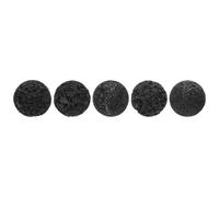 GALPADA 5 Pièces Pierres de Sauna en Roche Volcanique, Boules Rondes | Rétention de Chaleur, des Odeurs, pour Poêle et Eau de Vapeur, Usage Intérieur ou Extérieur