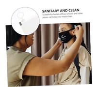 GALPADA 5 pièces Pochette de Rangement pour Masque Portable PP et Réutilisable Étui Compact pour Accessoire pour Activités Extérieures