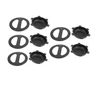GALPADA 5 pièces Poignée Encastrée Audio Abs Noire Poignée Caisson Basse Robuste et Confortable Adaptée Aux Haut Parleurs et Subwoofers de