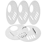 GALPADA 5 pièces Porte de Ruche Ronde Inoxydable Rotative Ventilation Pratique et Protection Anti-frelon pour Apiculture
