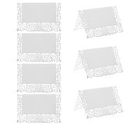 GALPADA 50 Pièces Cartes de Place Coeur Creux pour Mariage Marque-places Table Raffinés et Stables pour Réceptions Fêtes et Dîners Cartes Nom Blank pour Organisation des Sièges