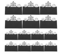 GALPADA 50 Pièces Cartes de Placement Papier Noir pour Table Cartes Invitation et Siège pour Fête Mariage Réception