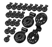 GALPADA 50 pièces Clips Robustes pour Filet Ombrage Fixation Instantanée sans Outil Maintien Sûr pour Jardin Auvents et Bâches Lot de Vertes