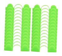 GALPADA 50 Pièces Lot de Clips Plastique Double Tête pour Fixation Film Clips Vent Résistants pour Tunnel et Jardinage Installation Rapide