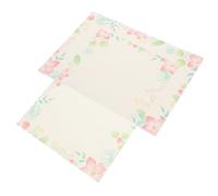 GALPADA 50 pièces Papier à Lettre Vintage Floral Papier Tête Romantique pour Écriture Invitations Mariage Anniversaire et Fête Prénuptiale pour Correspondance Élégante