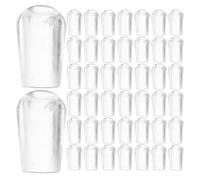 GALPADA 50pcs Manchons en Caoutchouc Pvc pour Crochet de Cintre, Protection des Vêtements et Sécurité, Adaptés pour Boulons et Tubes Métalliques la Maison