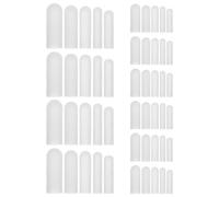 GALPADA 50pièces Couvercle Silicone pour Fermeture Éclair Protection pour Lave-linge et Sèche-linge Antigriffes du Bruit