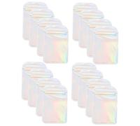 GALPADA 50Pièces Sacs de Rangement de Autocollants Transparente Pochette de Protection pour Colliers Boucles Oreilles Petits Anneaux Sacs Durable