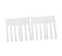 GALPADA 52 pièces Kit Feutrine Blanche pour Réparation de Touches de Piano Accessoires Durables pour Clavier Fournitures Musicales Pratiques pour Pianistes