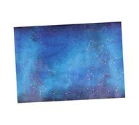 GALPADA 5feuilles Papier Cadeau Doré Estampé Papier Cadeau Pour Noël Anniversaire Mariage Ciel Étoilé