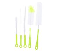 GALPADA 5pcs Brosses à Bouteilles Long Manche en Pp et Fil D'acier, Nettoyage et Complet pour Blenders et Gobelets sous Vide, Maison