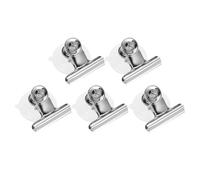 GALPADA 5pcs Pinces à Ventouse en Acier Inoxydable Argentées Pratiques sans Outils pour Rideau Ventouse Fenêtre Salle de Bain