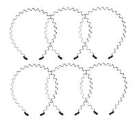 GALPADA 6 pièces Bandeaux Cheveux Métal Ondulé Antidérapants Unisexes Invisibles pour Sport Maquillage et Soins Visage Confort sans Pression pour Homme et Femme