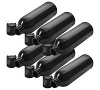 GALPADA 6 Pièces Bouteille vide de shampooing portable de voyage bouteilles de lotion vides noir bain bottines flacon hydroélectrique petites bouteilles pour liquides bouteille de lotion