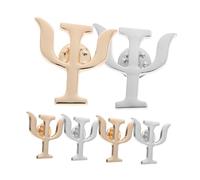 GALPADA 6 pièces Broches Psychologiques Vintage Alliage Or et Argent Épingle de Revers Multifonction pour Femmes Badges Sac à Dos Accessoires pour Médecins et Infirmières