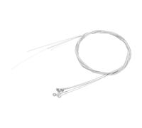 GALPADA 6 Pièces Cordes de Guitare Acoustique Plaquées Argenté, Métal, | Remplacement pour Guitare Classique à Six Cordes, Intonation Précise, Faciles à Changer, pour Cours et Pratique